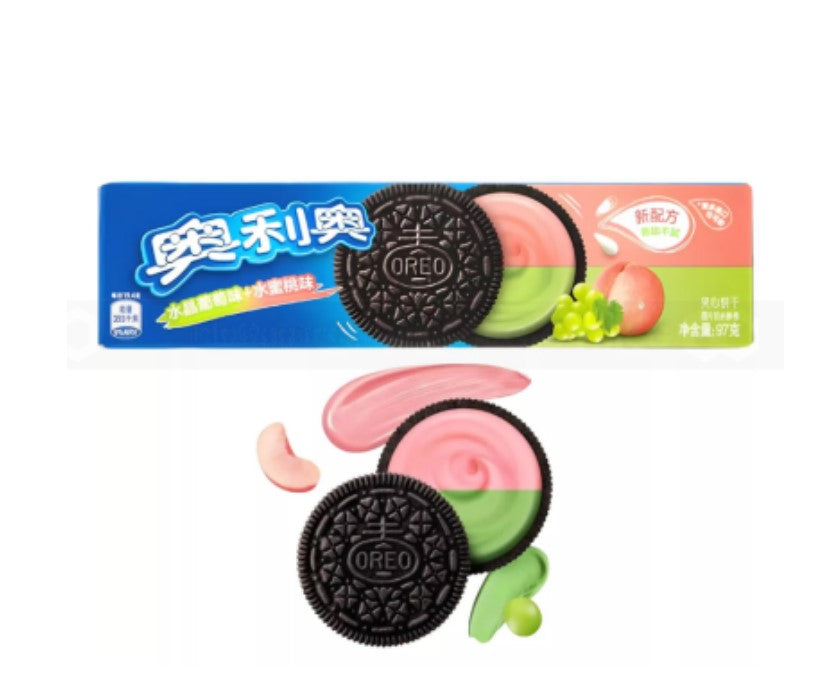 Oreo Crystal Grape & Peach Flavor, 97g
