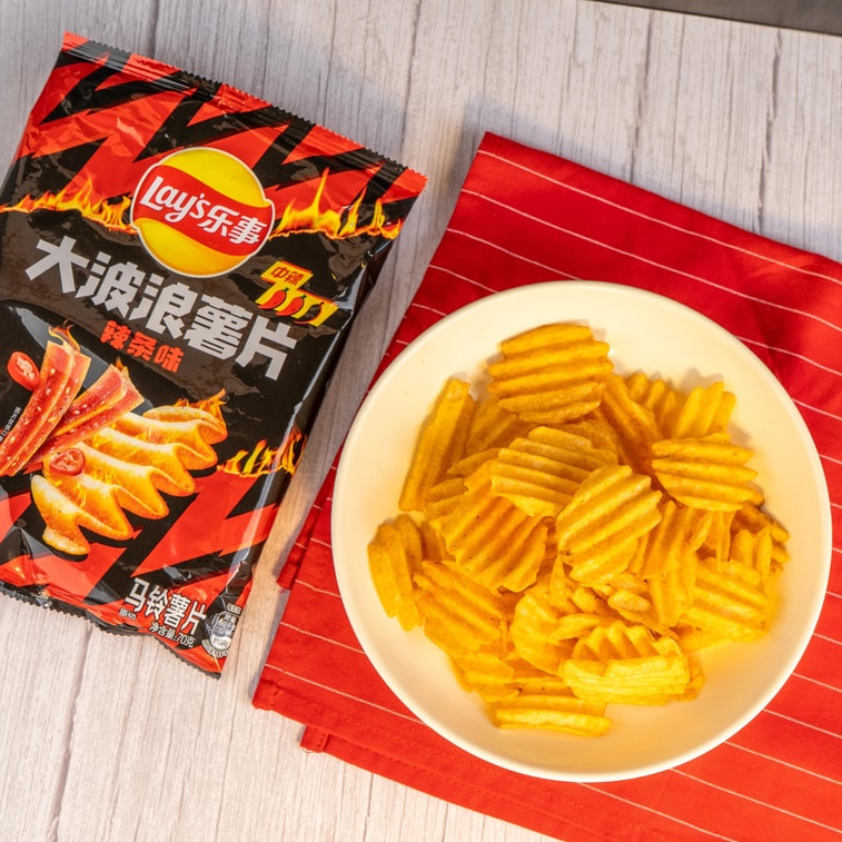 Wavy Potato Chips - Spicy Latiao Flavor