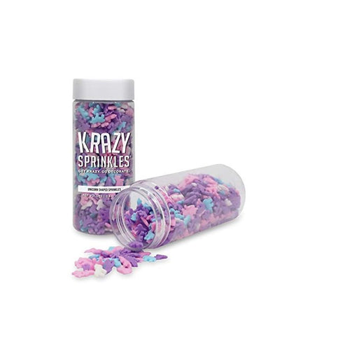 Baby Unicorn Colored Thin Candy Confetti Sprinkles, Cake, Cookies, Donuts, Cakepop Toppings, 1/2 Cup