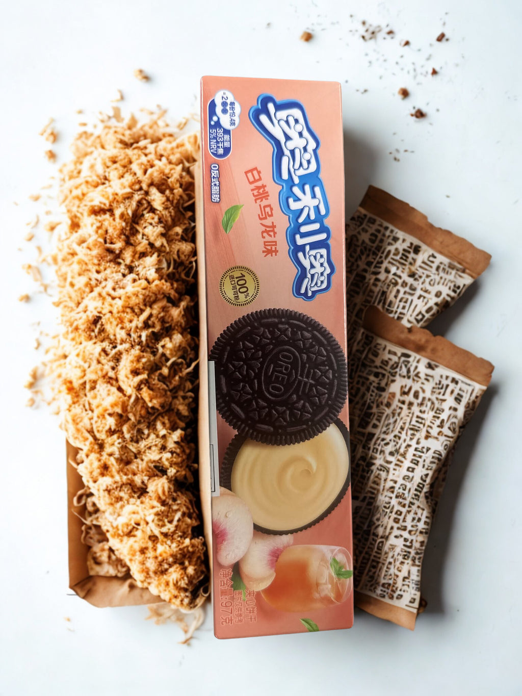 Oreo Biscuit Peach Oolong