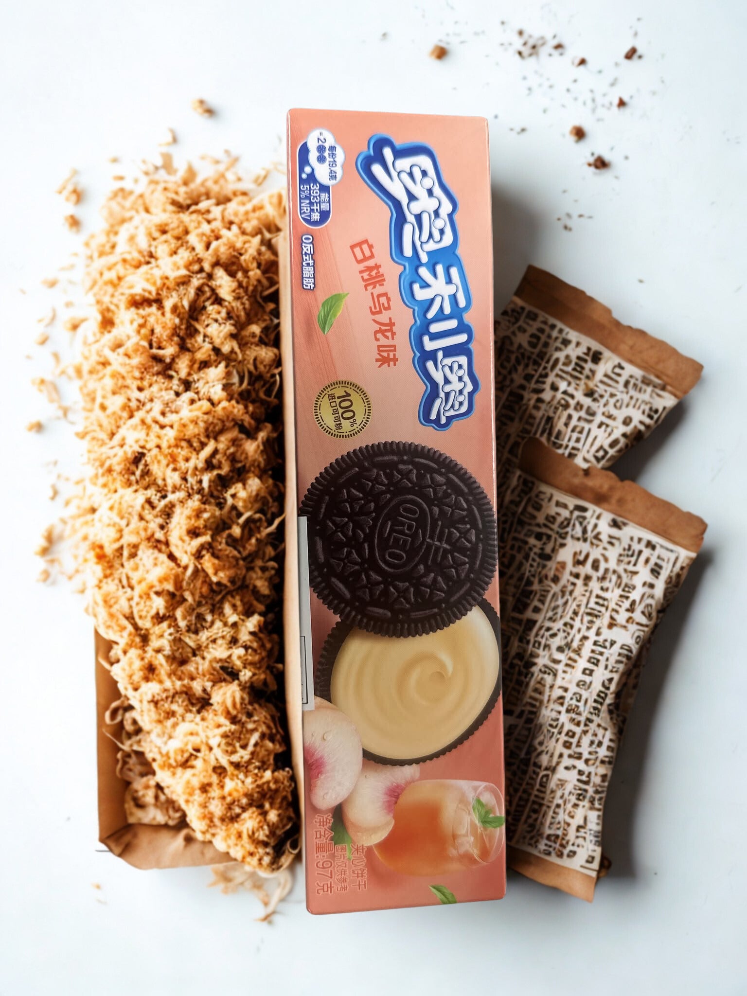 Oreo Biscuit Peach Oolong