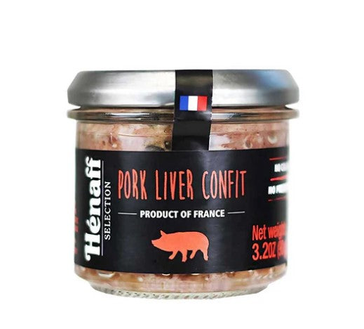Henaff French Pork Liver Confit, 3.2 oz (90g)