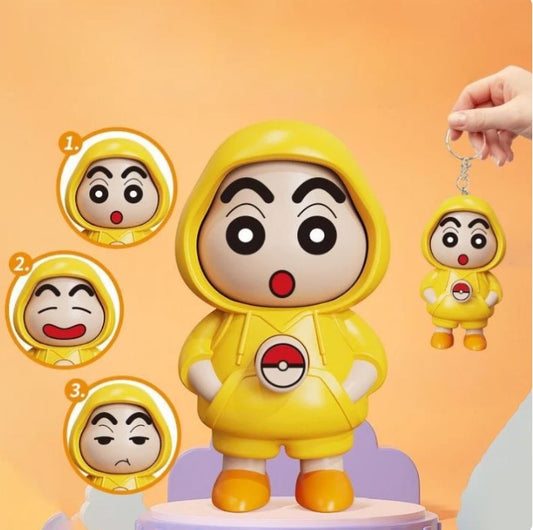 Shinchan Face Changing Toy with Keychain |