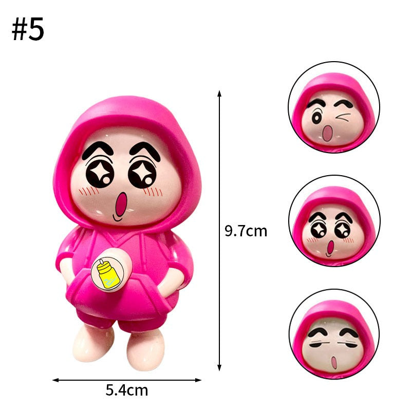 Shinchan Face Changing Toy with Keychain |