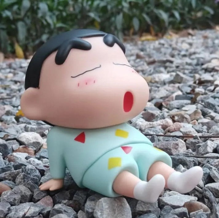 Anime Crayon Shin-Chan Phone Holder Kawaii Desktop Ornaments Cartoon Figure Figurines Cute Boochan Ipad Holder Kids Toy Gifts