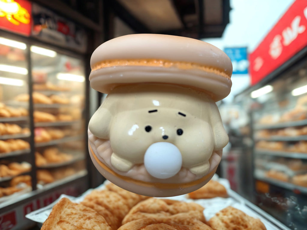 Cute Animal Spitting Bubbles Squish Squeeze Toy burger