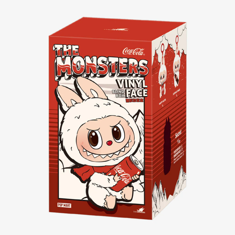 POP MART The Monsters COCA-COLA Series-Vinyl Face Blind Box, Blind Box Figures, Random Design Action Figures Collectible Toys Home Decorations, Holiday Birthday Gifts, Single Box