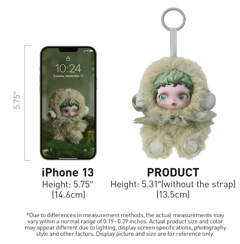 POP MART SKULLPANDA L’impressionnisme Series Plush Doll Blind Box Figures, Random Design Action Figures Collectible Toys Home Decorations, Holiday Birthday Gifts for Girls and Boys, Single Box