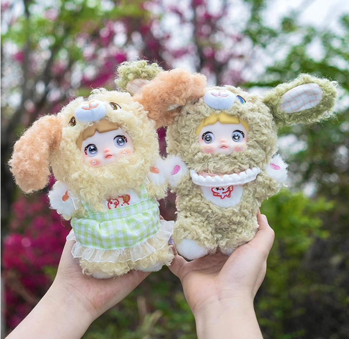 Nommi V5 Puppy Diary Series Plush Blind Box 1PC (1 of 9 Possible Styles) Cute Figures Collectible Toys Birthday Gifts