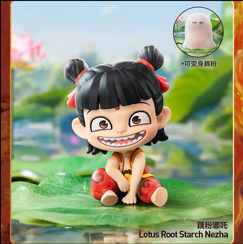Toys NE ZHA 2 Hand in Hand Nezha Static Figurine Mini Diorama Doll Toys