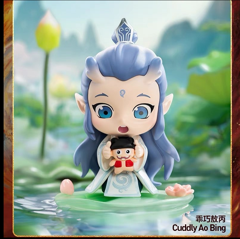 Toys NE ZHA 2 Hand in Hand Nezha Static Figurine Mini Diorama Doll Toys
