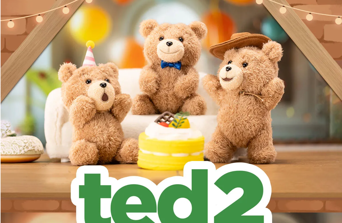 POP MART Gong Ted 2 Series Confirmed Keychain Plush Figure Toys Dolls Decor