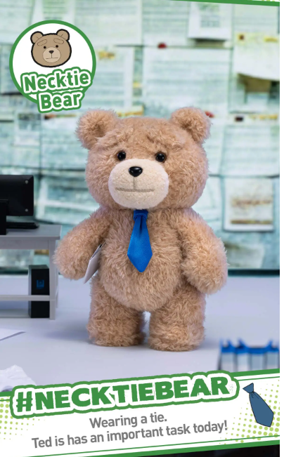 POP MART Gong Ted 2 Series Confirmed Keychain Plush Figure Toys Dolls Decor