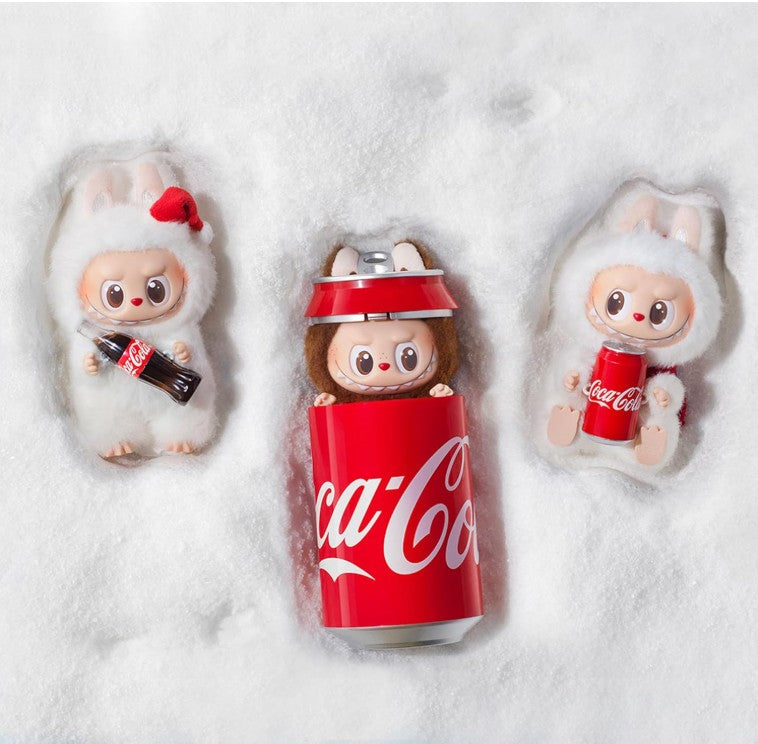 POP MART The Monsters COCA-COLA Series-Vinyl Face Blind Box, Blind Box Figures, Random Design Action Figures Collectible Toys Home Decorations, Holiday Birthday Gifts, Single Box